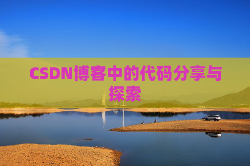 CSDN博客中的代码分享与探索